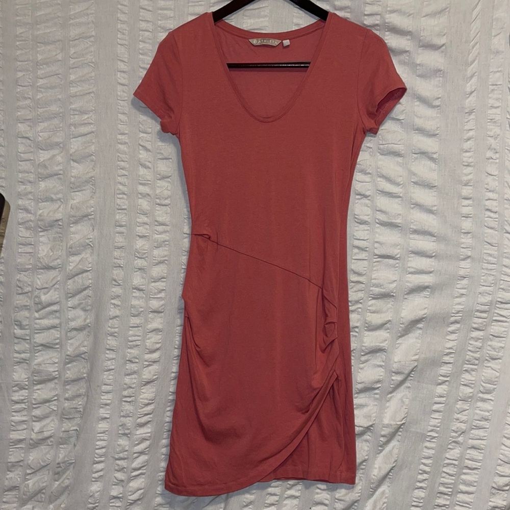 Athleta Bodycon Dusty Rose Dress